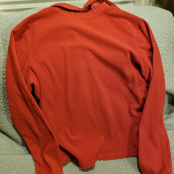 Vintage REI collared Pullover long sleeve collared fleece pullover red size M - Picture 3 of 4